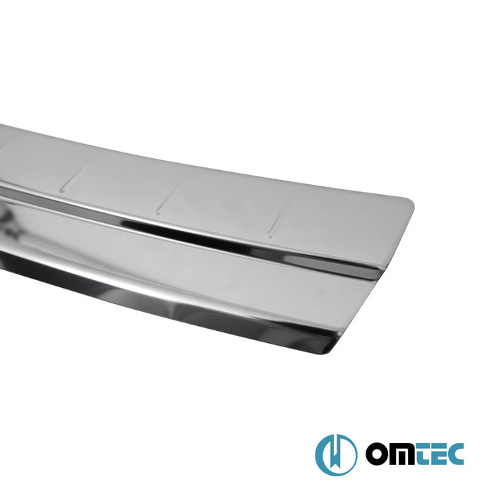 Rear Bumper Sill Cover S.Steel (Gloss) - Audi Q7 - SUV 4M - (2015 - )