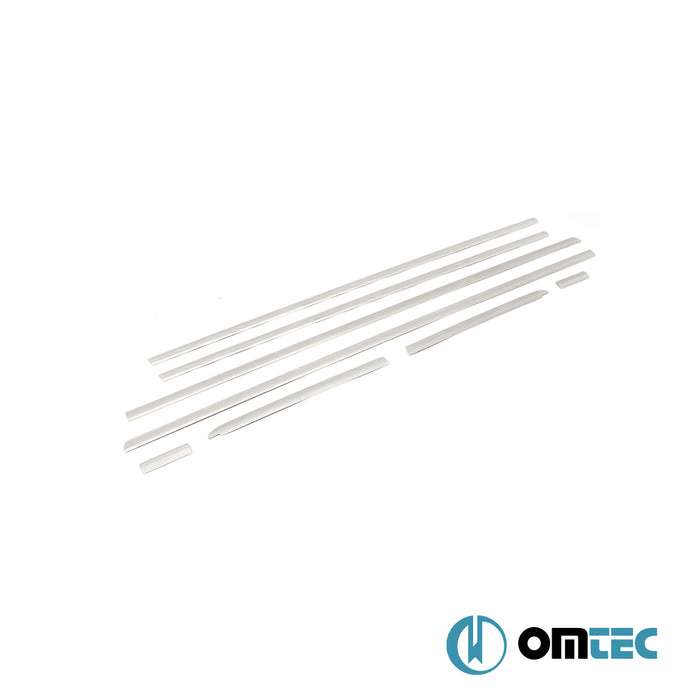 Cam Çıtası 8 Prç. P.Çelik (Mat) - Citroën C4 - SD L  - (2004-2010)