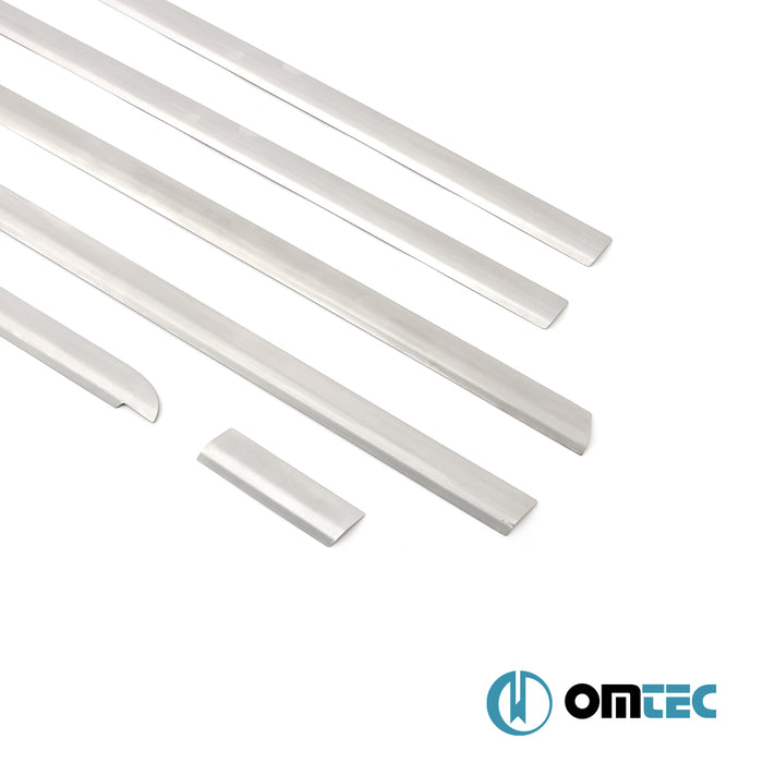 Cam Çıtası 8 Prç. P.Çelik (Mat) - Citroën C4 - SD L  - (2004-2010)