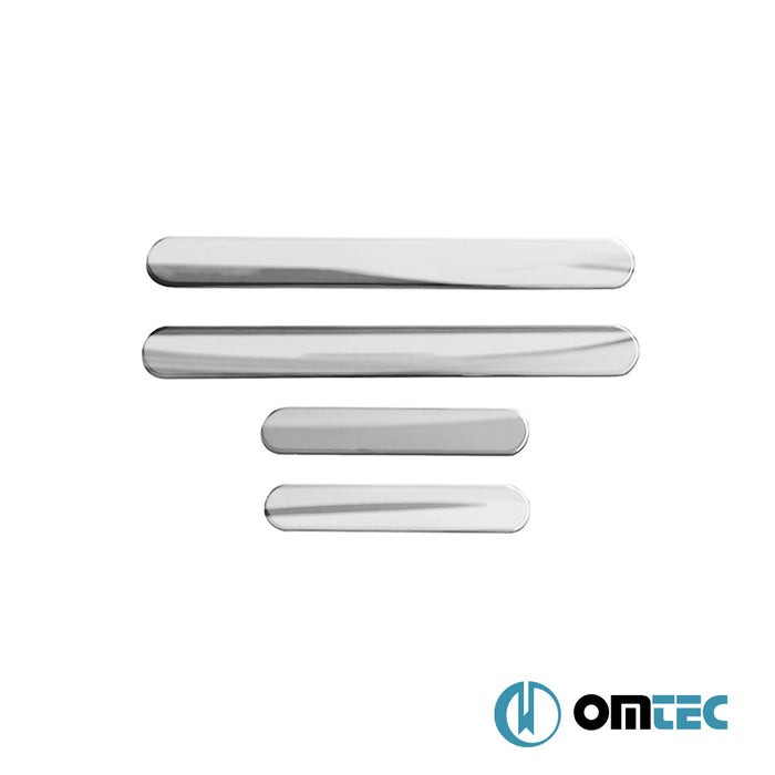 D-Line Kapı Eşiği 4 Prç. P.Çelik (Parlak)  - Fiat 600E - SUV I  - (2023-)