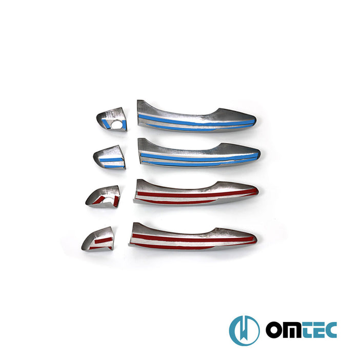 Kapı Kolu 4 Kapı 8 Prç. (H2) P.Çelik (Parlak) (RHD) - Peugeot E-2008 - SUV P24  - (2023-)