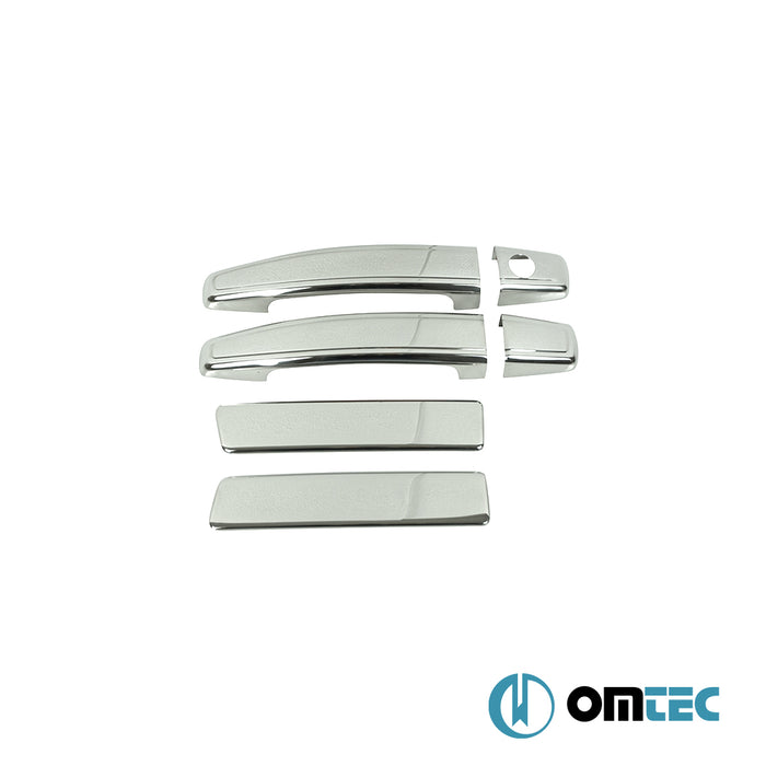 Door Handle Cover 4 Doors S.Steel - Chevrolet Aveo - HB 5D T300  - (2012-2020)