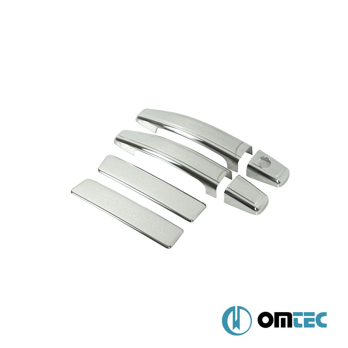 Door Handle Cover 4 Doors S.Steel - Chevrolet Aveo - HB 5D T300  - (2012-2020)