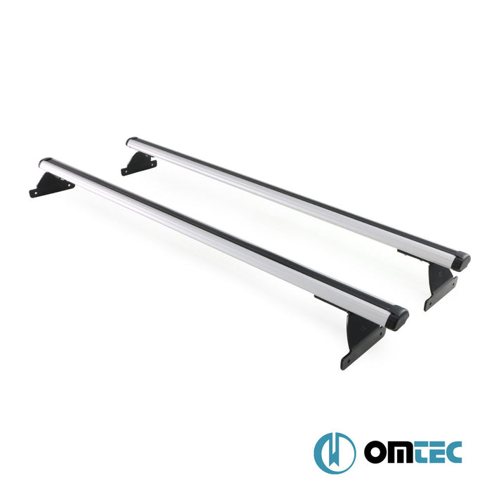 Barres De Toit Transversales Heavy-Duty 2 Pcs. (Gris) Alu. - Jeep Compass - SUV MP/552 - (2017 - )