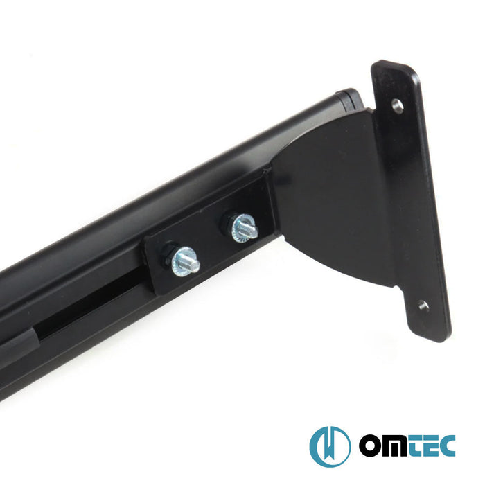 Heavy Duty BoldBar Ara Atkı 2 Prç. (Siyah) Alu. - Jeep Compass - SUV MP/552 - (2017 - 2025)