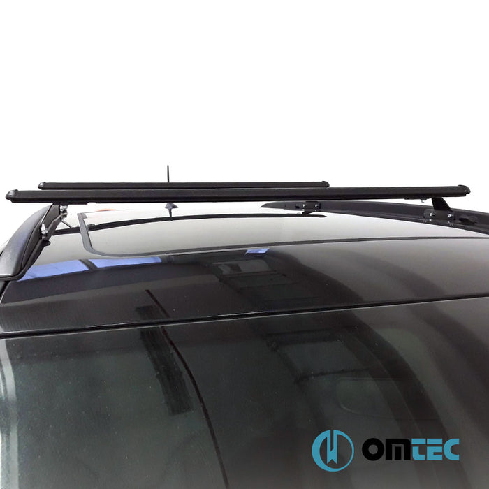 Barres De Toit Transversales Heavy-Duty 2 Pcs. (Noir) Alu. - Jeep Compass - SUV MP/552 - (2017 - )