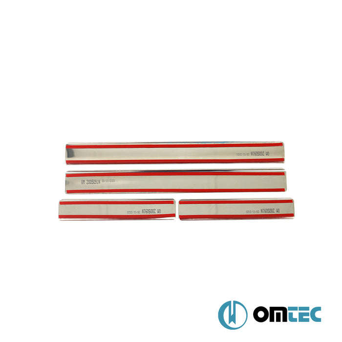 Norm Door Sill Cover 4 Pcs.S.Steel - Dacia Sandero - HB 5D B52  - (2012-2020)