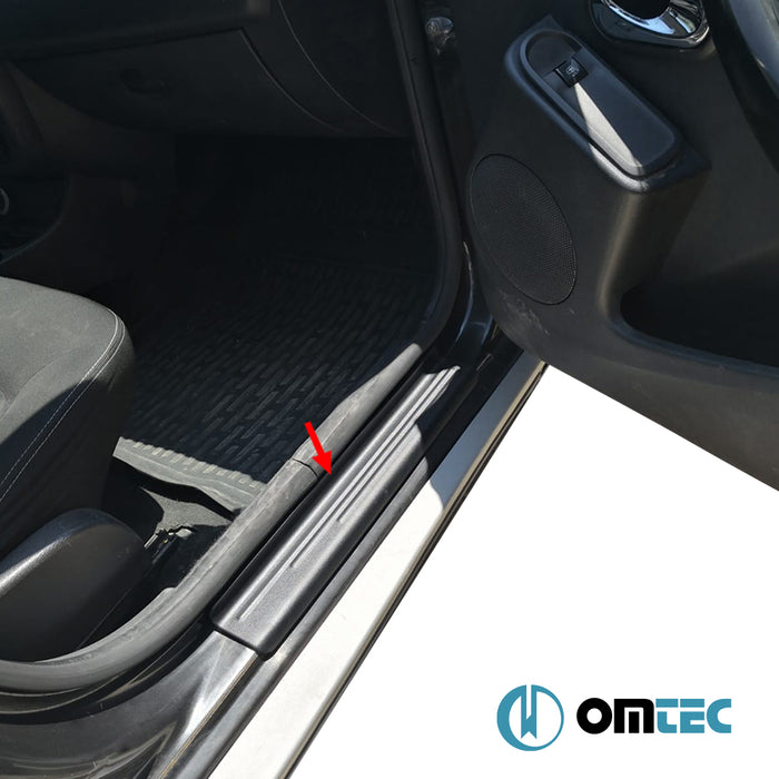 Door Sill Covers 4 Pcs. (ABS-Black) - Dacia Duster - SUV HM  - (2018-2024)