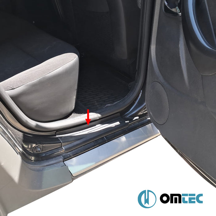 Door Sill Covers 4 Pcs. (ABS-Black) - Dacia Duster - SUV HM  - (2018-2024)