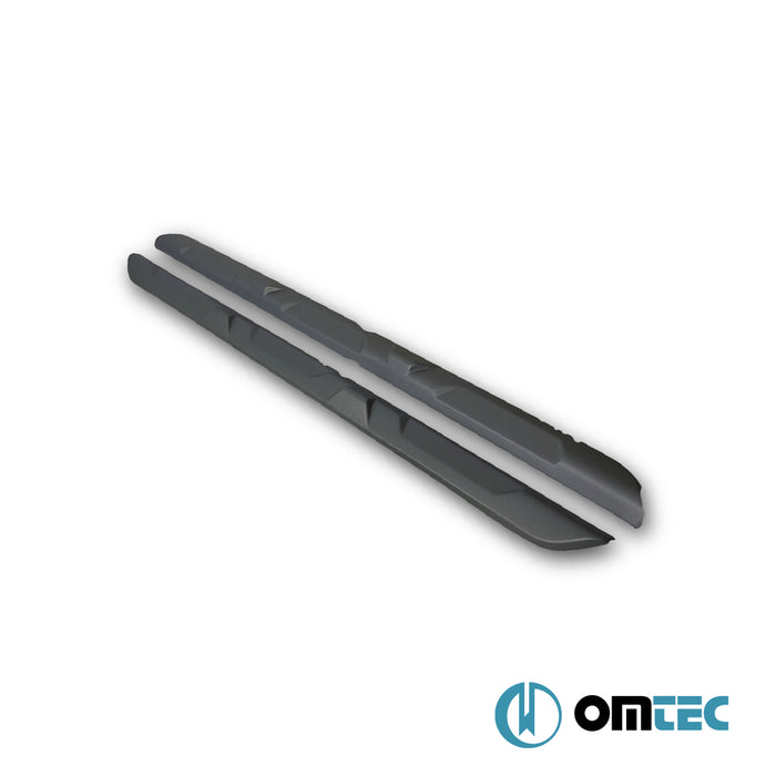 Side Skirts 2 Pcs. (ABS-Silver) - Dacia Duster - SUV HM  - (2018-2024)