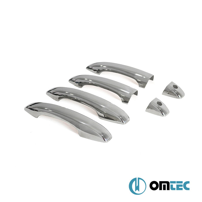 Door Handle Cover 4 Door 5 Pcs. (H1) S.Steel (Gloss) - Renault Duster - SUV P1310  - (2024-)