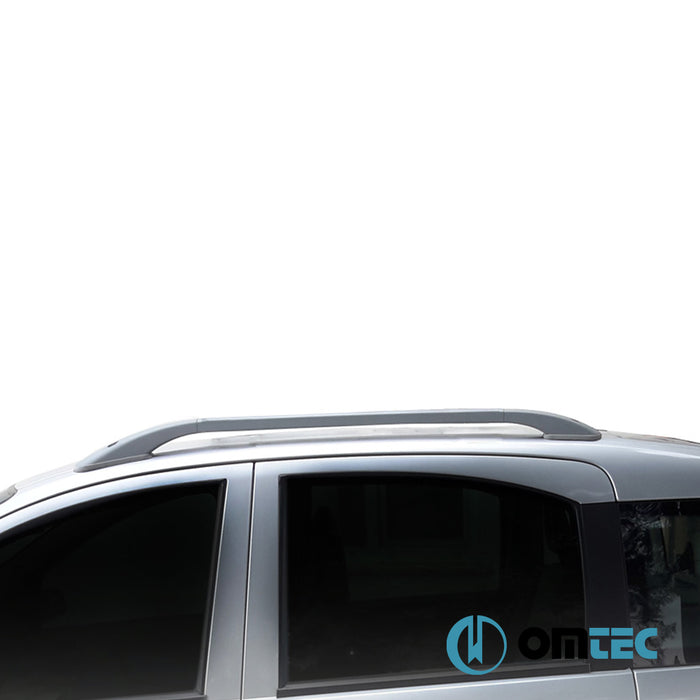 Barres de Toit Longitudinales 2 Pcs. Gris - Fiat Panda - HB 5D 169  - (2003-2012)