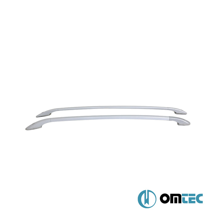Barres de Toit Longitudinales 2 Pcs. Gris - Fiat Panda - HB 5D 169  - (2003-2012)