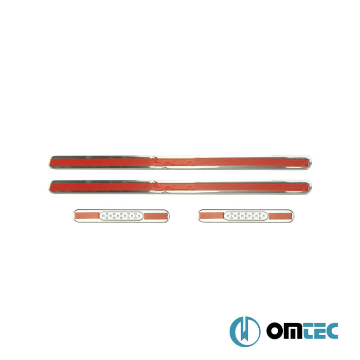 D-Line Kapı Eşiği 4 Prç. P.Çelik - Fiat Punto Evo - HB 5D 199 FL - (2009-2018)