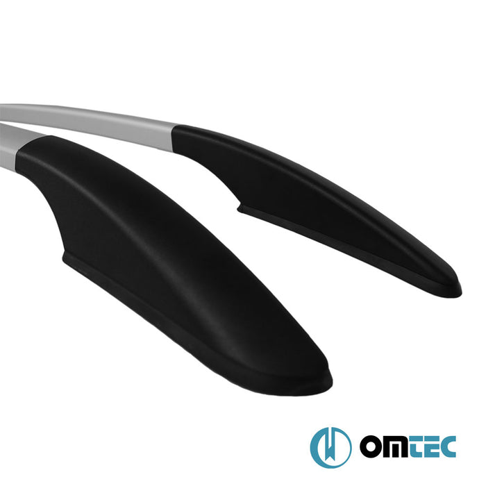 Barres de Toit Longitudinales (Solid V2-Stick On) Gris 2 pcs. Alu. - Honda Jazz - HB 5D GR  - (2020-)