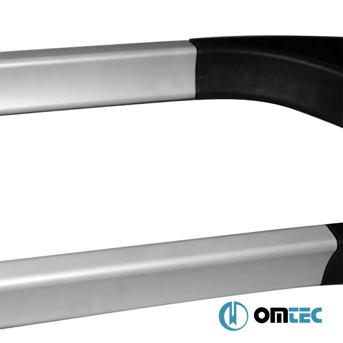 Barres de Toit Longitudinales (Solid V2-Stick On) Gris 2 pcs. Alu. - Honda Jazz - HB 5D GR  - (2020-)