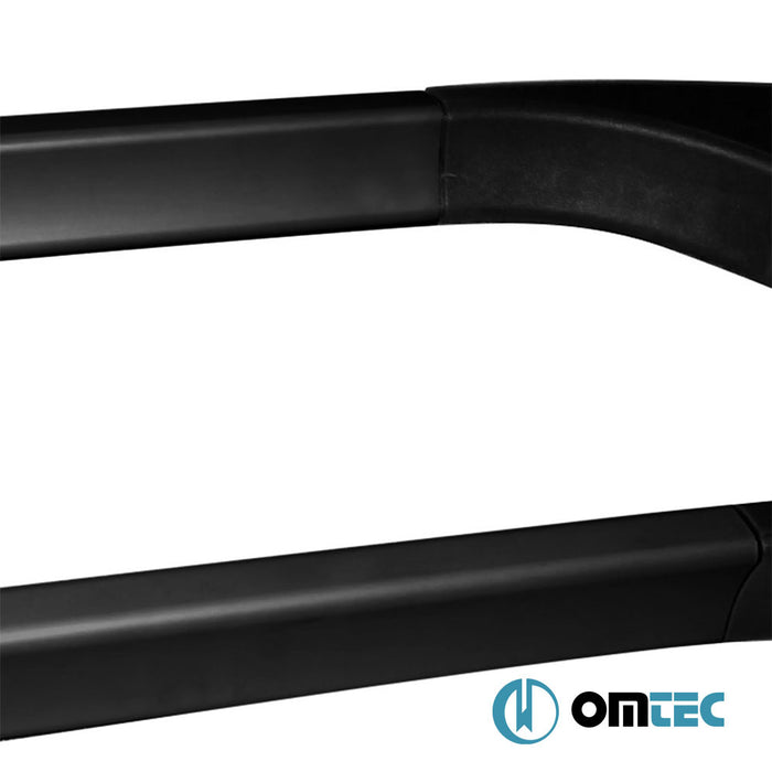 Barres de Toit Longitudinales (Solid V2-Stick On) Noir 2 pcs. Alu. - Honda Jazz - HB 5D GR  - (2020-)