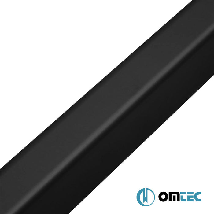 Roof Rails (Solid V2-Stick On) Black 2 pcs. Alu. - Renault Captur - SUV I  - (2013-2020)