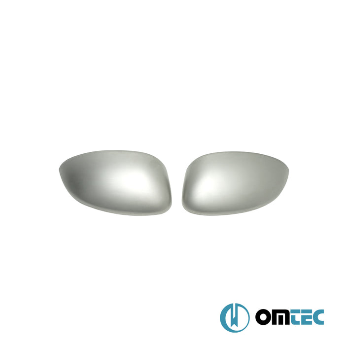 Rétroviseur - Coquilles chromées en inox - 2 pièces (Matt) - Fiat Linea - SD 323  - (2007-2018)