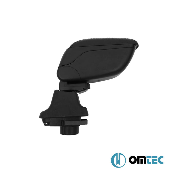 Armrest Box (Leatherette+Sliding+ABS Adapter) Black - Fiat Grande Punto - HB 5D 199 - (2005 - 2009)