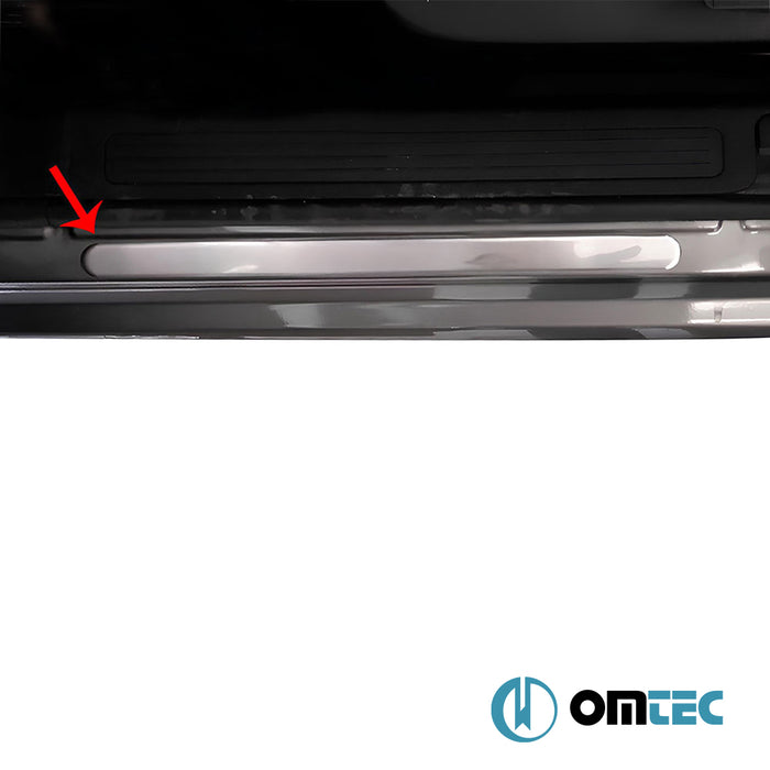 D-Line Door Sill Cover 2 Pcs. S.Steel - Fiat Bravo - HB 5D 198  - (2008-2015)