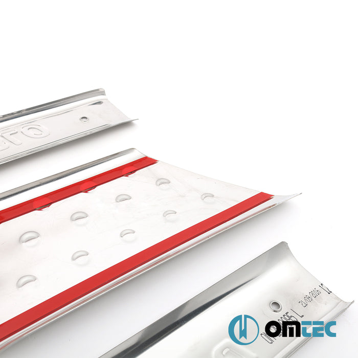 Line Inner Door Sill 3 Pcs. S.Steel - Fiat Doblo - MVN 223  - (2000-2010)
