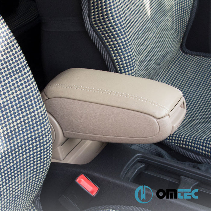 Armrest Box V1 (Leatherette+ABS Adapter) Beige - Citroën Nemo - MVN 225L - (2008 - 2016)