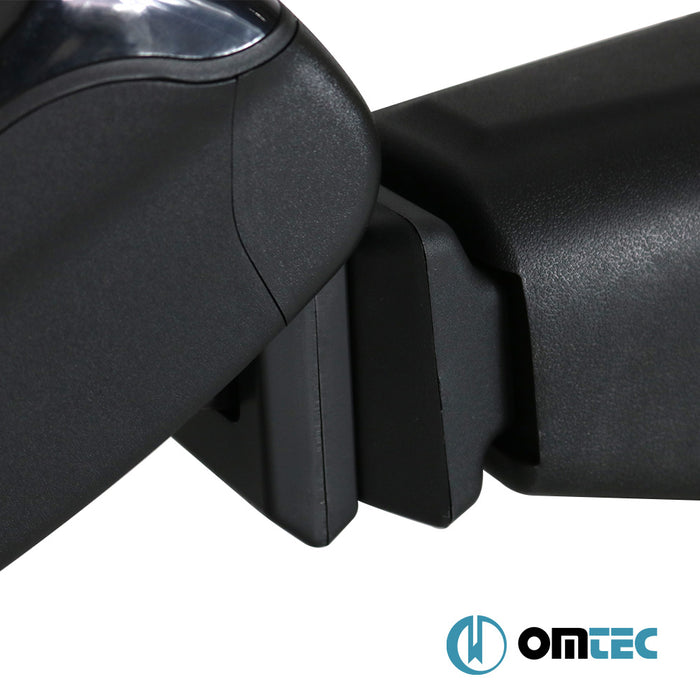 Armrest Box V2 (Leatherette+Sliding+ABS Adapter) Black - Citroën Nemo - MVN 225L - (2008 - 2016)