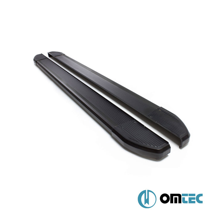 Side Step (Omberg - Black) 2 Pcs. L2 - Fiat Doblo Maxi - MVN 263 - (2010 - 2021)