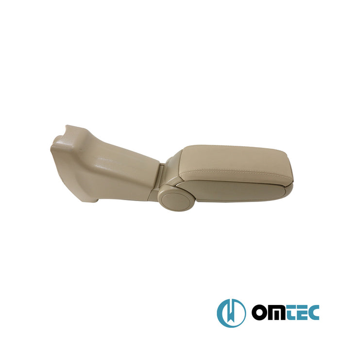 Accoudoir V1 (Cuir Artificiel+Support en ABS) Beige - Fiat 500C - CB 312 PRE-FL - (2007 - 2015)