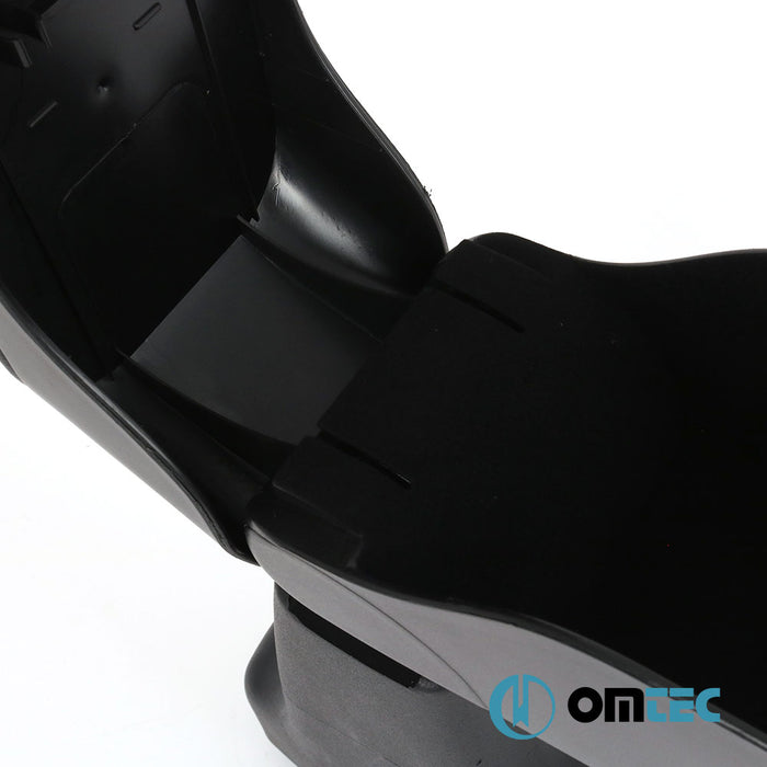 Armrest Box (Leatherette+Sliding+ABS Adapter) Black - Fiat 500C - CB 312 PRE-FL - (2007 - 2015)