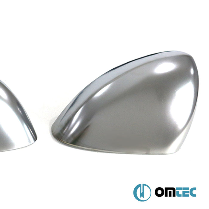 Mirror Cover 2 Pcs. ABS Satin Chrome - Fiat Tipo Cross - SUV I - (2020 - )