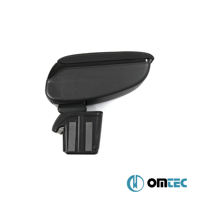 Armrest Box V2 (Leatherette+Sliding+ABS Adapter+USB) Black - Ford Focus - HB 5D III FL - (2015 - 2018)