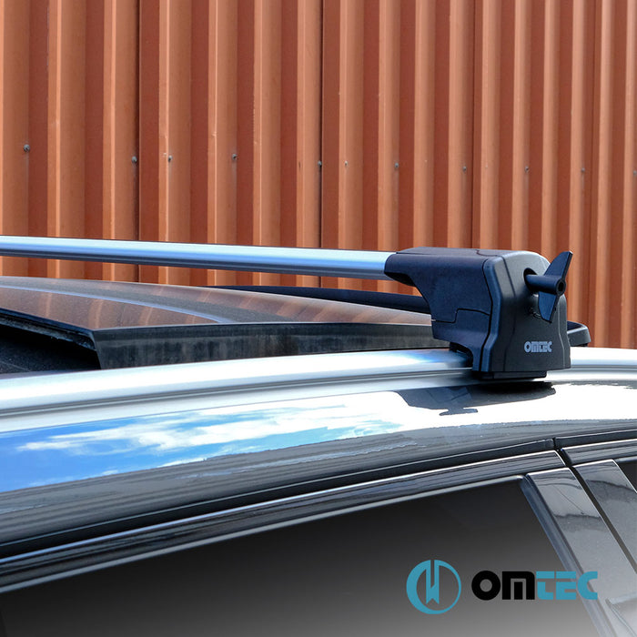 Roof Bar (Elegance-V2) Silver 2 Pcs. Alu. - Ford Galaxy - MPV II  - (2006-2015)