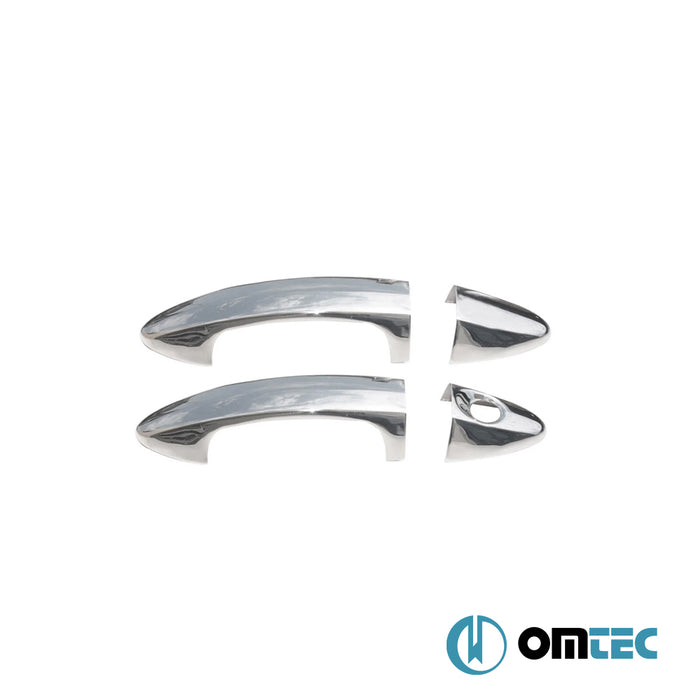 Door Handle Cover 2 Door 4 Pcs. (H1) S.Steel - Ford Fiesta - HB 5D VI  - (2009-2017)