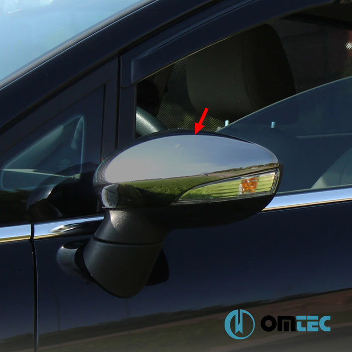 Ayna Kapağı 2 Prç. Abs Siyah Krom - Ford Fiesta - HB 5D VI  - (2009-2017)