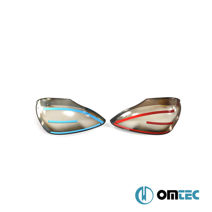 Ayna Kapağı 2 Prç. Abs Siyah Krom - Ford Fiesta - HB 5D VI  - (2009-2017)