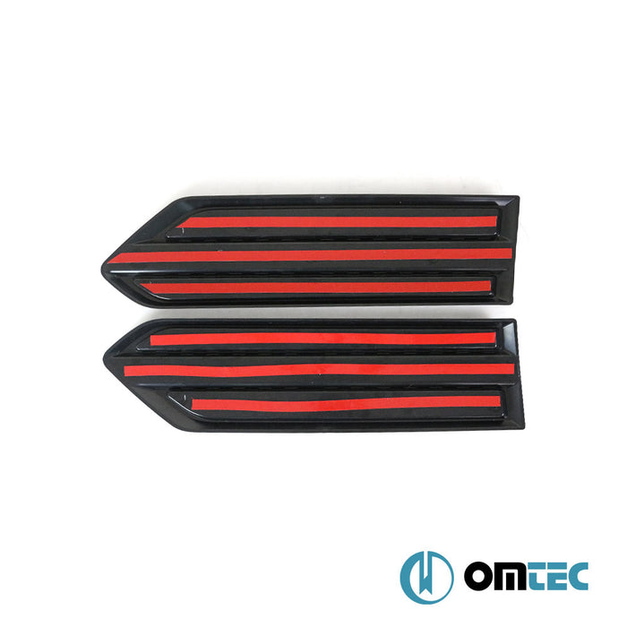 Yan Kapı Dekor Çıtası 2 Prç. (Ön Uyumlu) - Kia Rio - SD - (2018 - 2023)