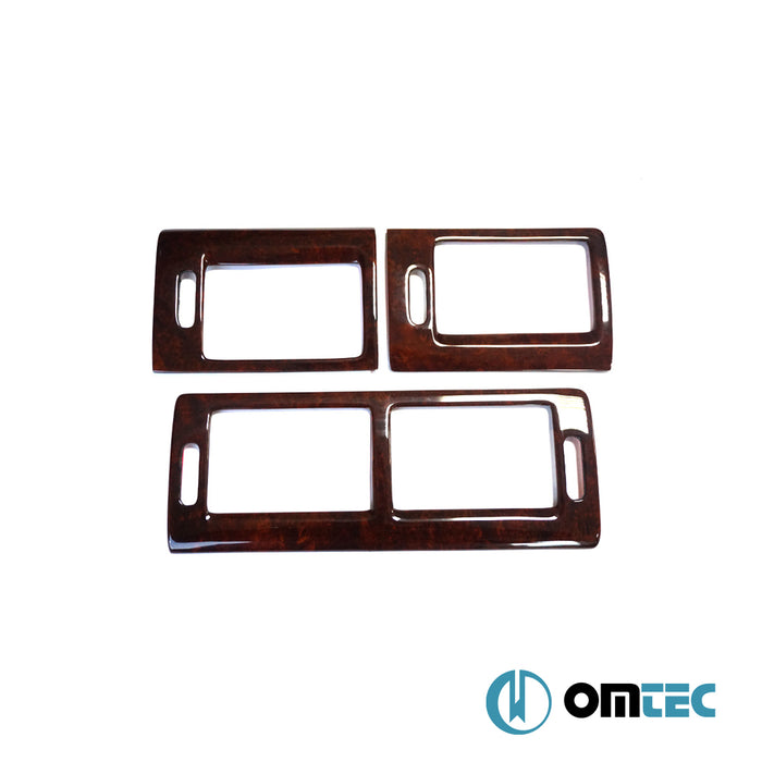 Havalandırma Çerçevesi 3 Prç. (Ceviz) - Ford Tourneo Connect - MVN P65  - (2002-2014)