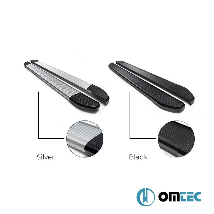 Side Step (Omberg - Black) 2 Pcs. L1 - Ford Tourneo Courier - MVN I - (2014 - )