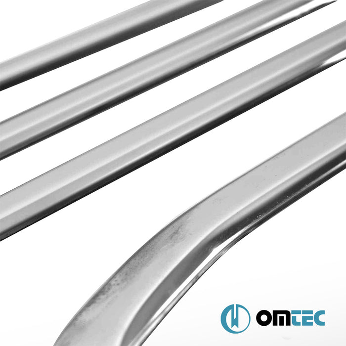 Contours de vitre latèrale - Baguettes chromées en inox (Brillant) - 4 pièces - Ford Focus - SD IV  - (2018-)