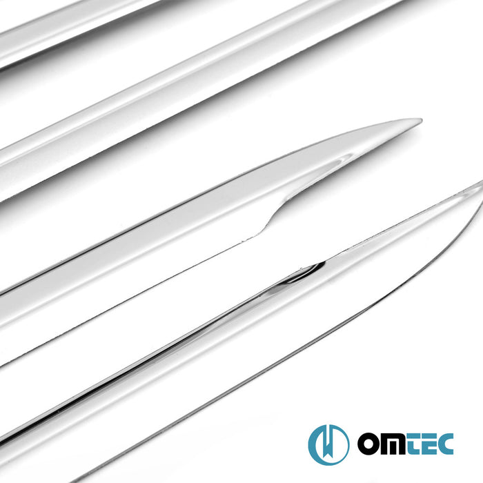 Window Trim Cover 6 Pcs. S.Steel (Gloss)  - Ford Focus - SW IV  - (2018-)