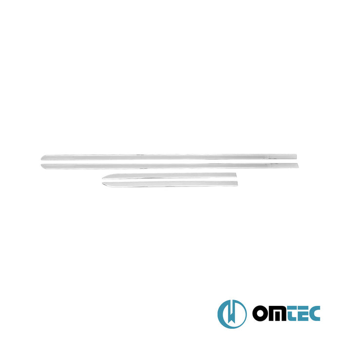 Side Door Streamer 4 Pcs. S.Steel (Gloss)  - Ford Tourneo Courier - MVN V769  - (2023-)