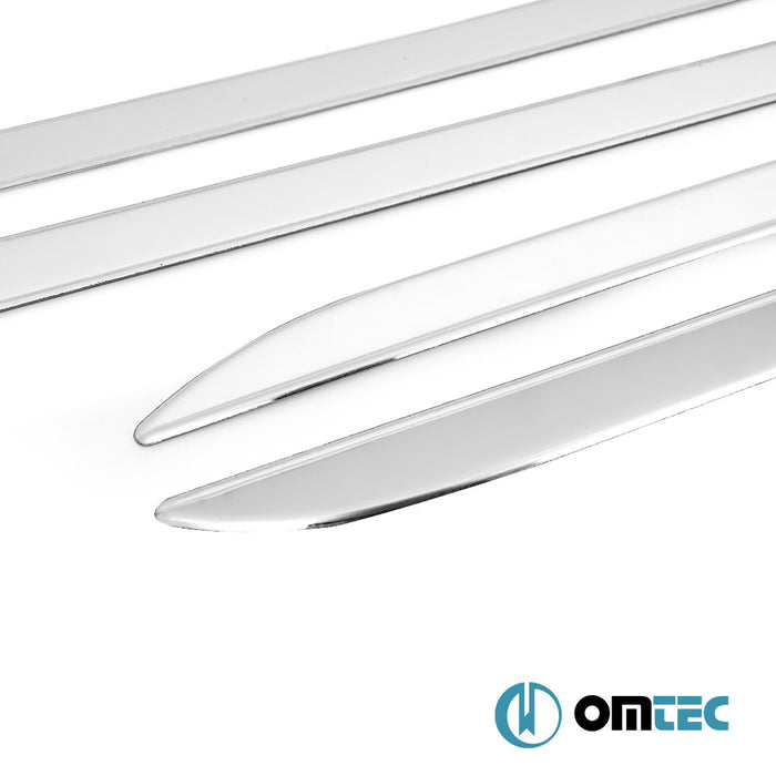 Side Door Streamer 4 Pcs. S.Steel (Gloss)  - Ford Tourneo Courier - MVN V769  - (2023-)