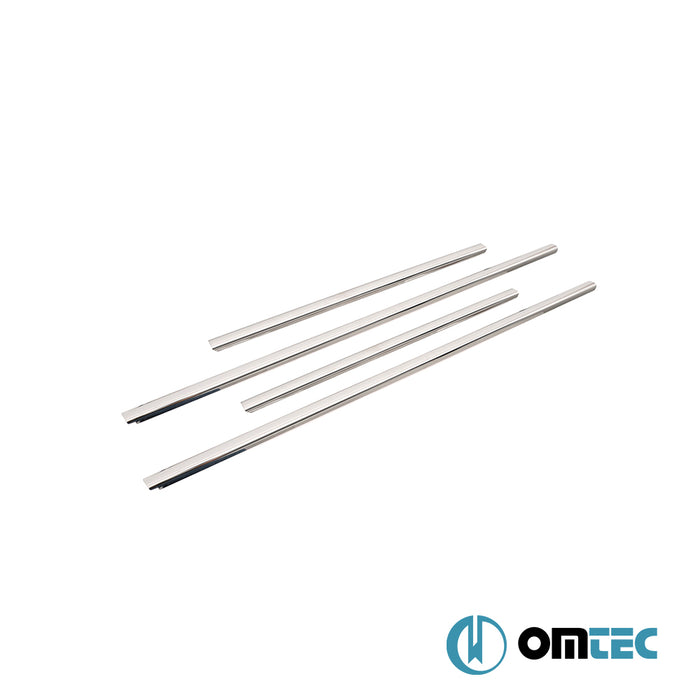 Cam Çıtası 4 Prç. P.Çelik (Parlak)  - Ford Tourneo Courier - MVN V769  - (2023-)