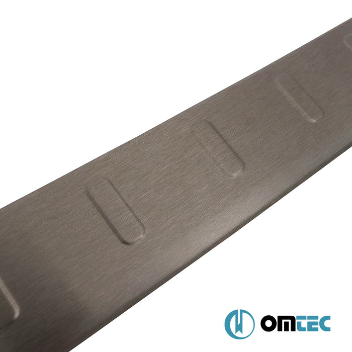 Arka Tampon Eşiği P.Çelik (Siyah-Taşlı) - Volkswagen T7 Transporter - VAN T7 - (2024-)