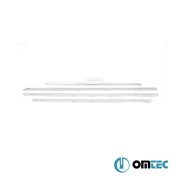 Side Door Streamer 5 Pcs. S.Steel (Gloss)  - Ford Tourneo Custom - VAN V710  - (2023-)