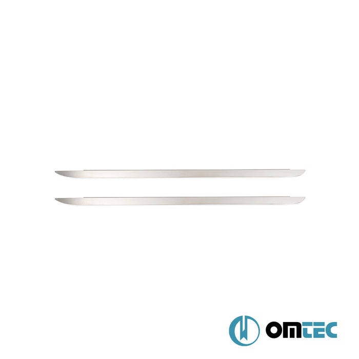 Window Trim Cover 2 Pcs. S.Steel (Gloss)  - Ford Tourneo Custom - VAN V710  - (2023-)