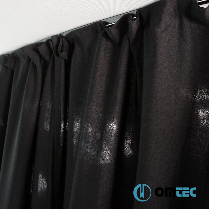 Rideaux sur Rails (Noir - Double Couche) Séparateur de Cabine - Ford Tourneo Custom - VAN V710  - (2023-)