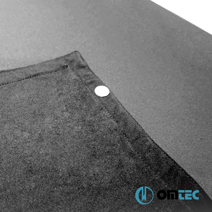 Camper Van Curtains w/Magnet (Grey-Black) 3 Pcs. - Ford Transit Custom - VAN V710  - (2023-)